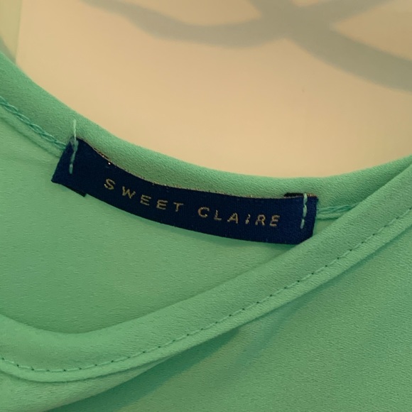 Sweet Claire size small mint top - Picture 4 of 5